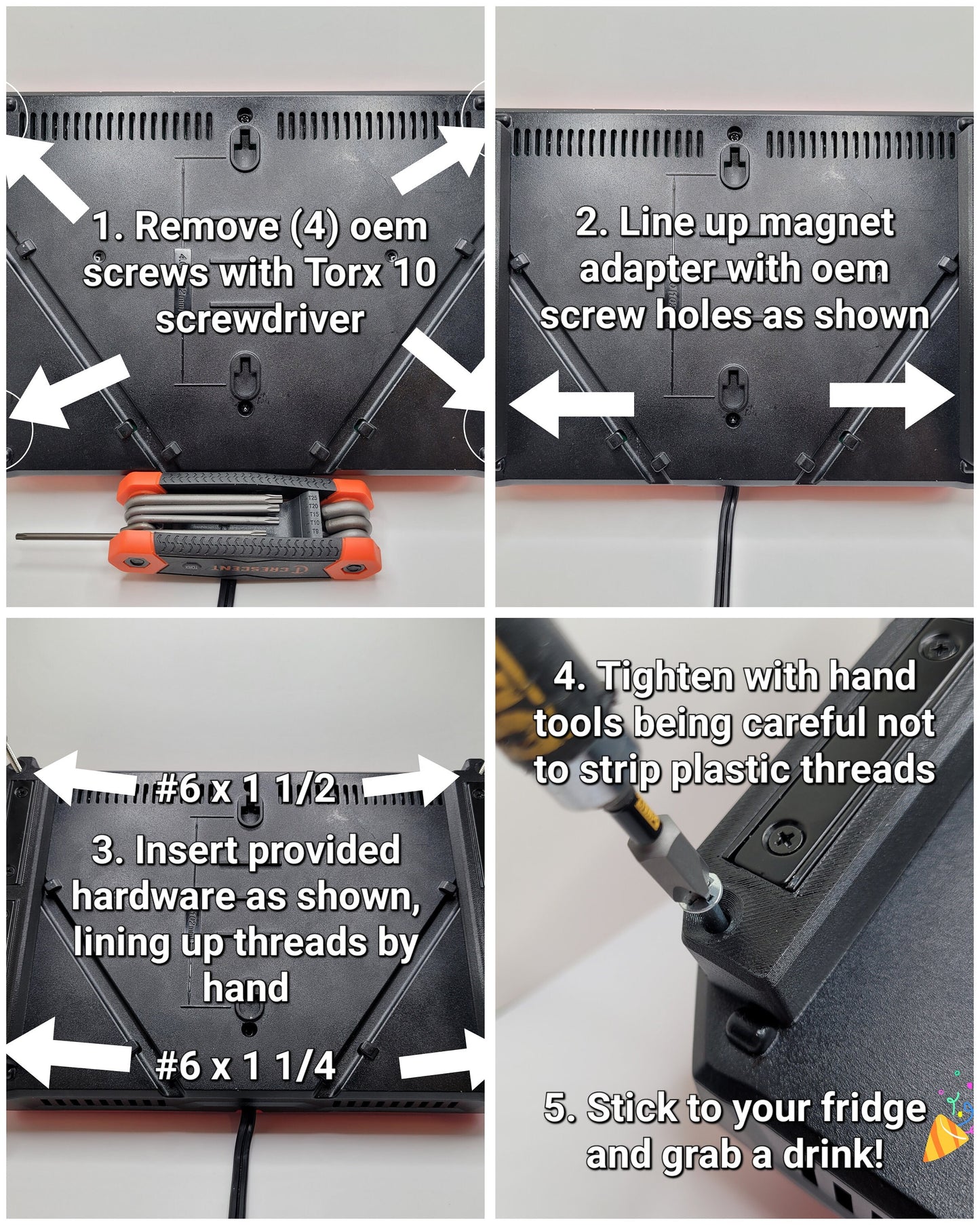 MILWAUKEE Rapid Dual 18V Magnetic Mount, For Cat. No. 48-59-1802, Adapts Charger to mount on Metal Surface