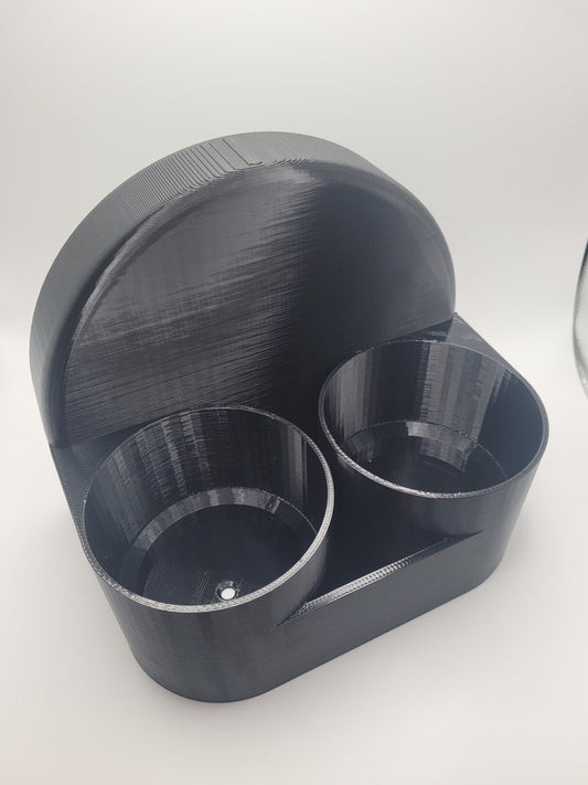 Cup Holders for Golf Cart Rear Seat Grab Bar - No Drilling Slides Directly On To Universal Saftey Grab Bar! Madjax, Genesis 150, Modz, Nivel