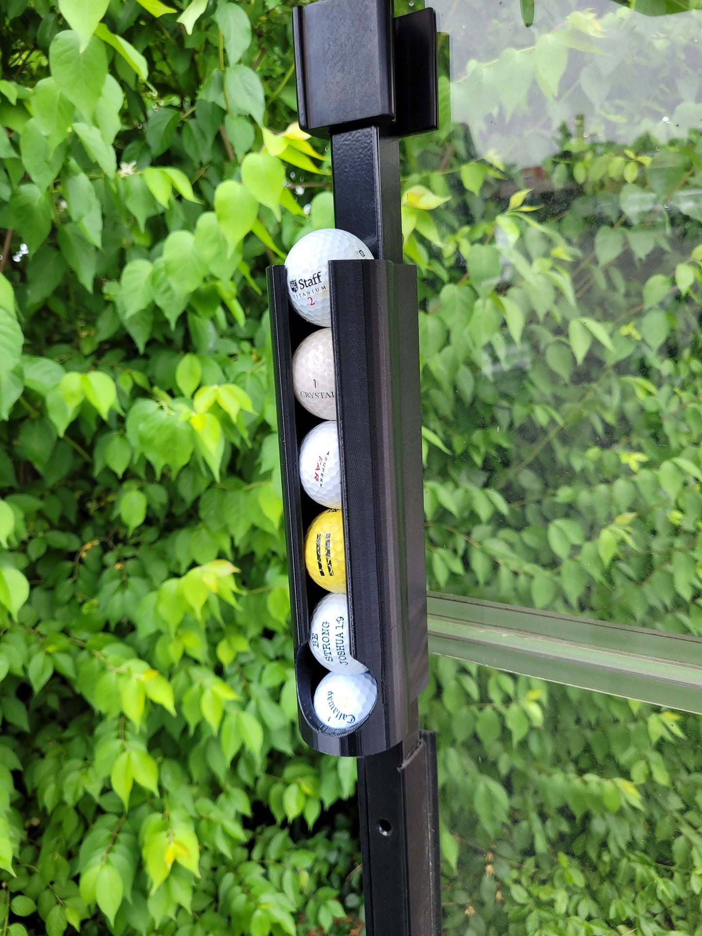 Golf Ball Holder Dispenser for Golf Cart Front Strut