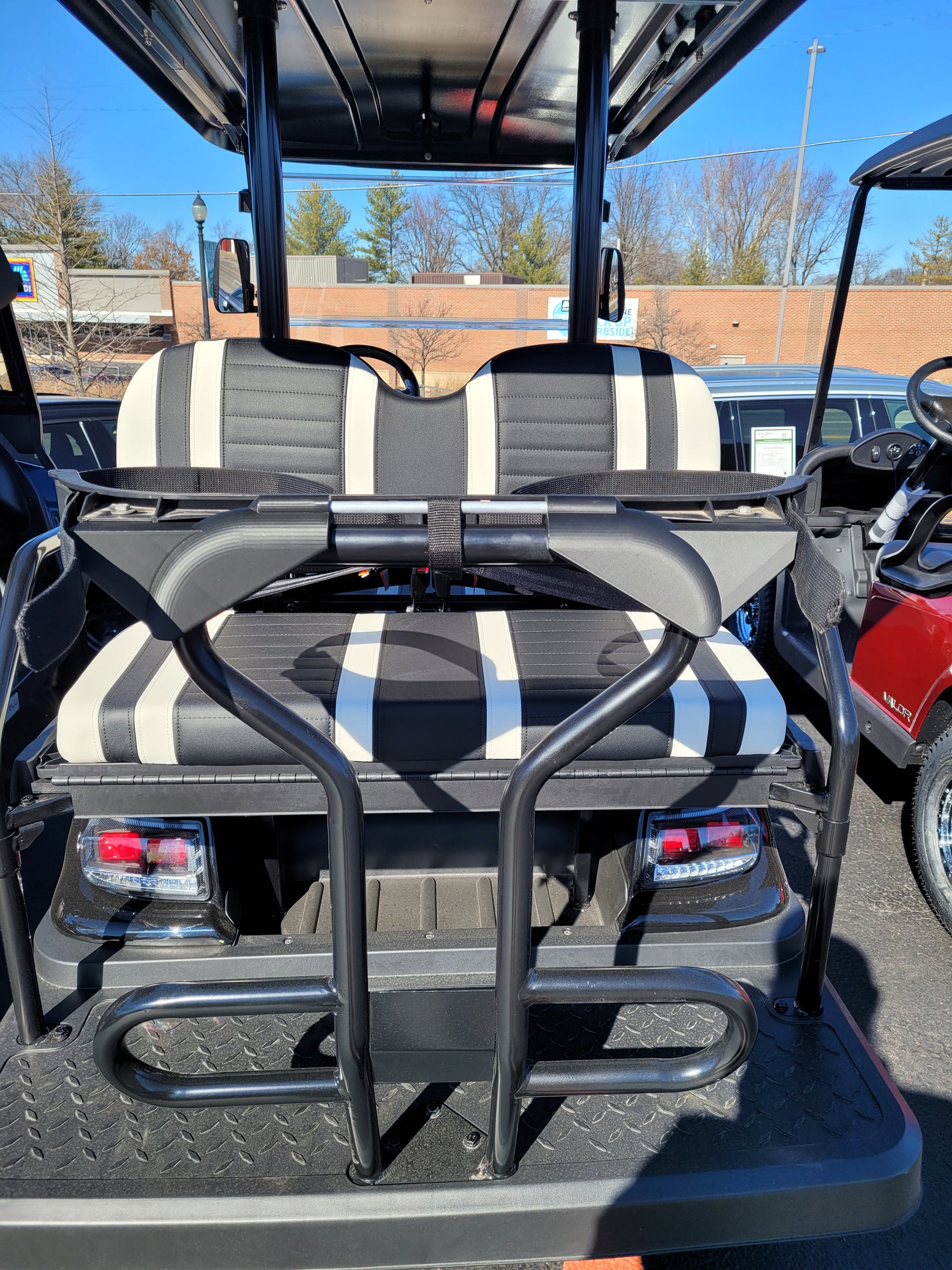 Icon Golf Cart Golf Bag Attachment, Easily Removable, No Drilling Requ