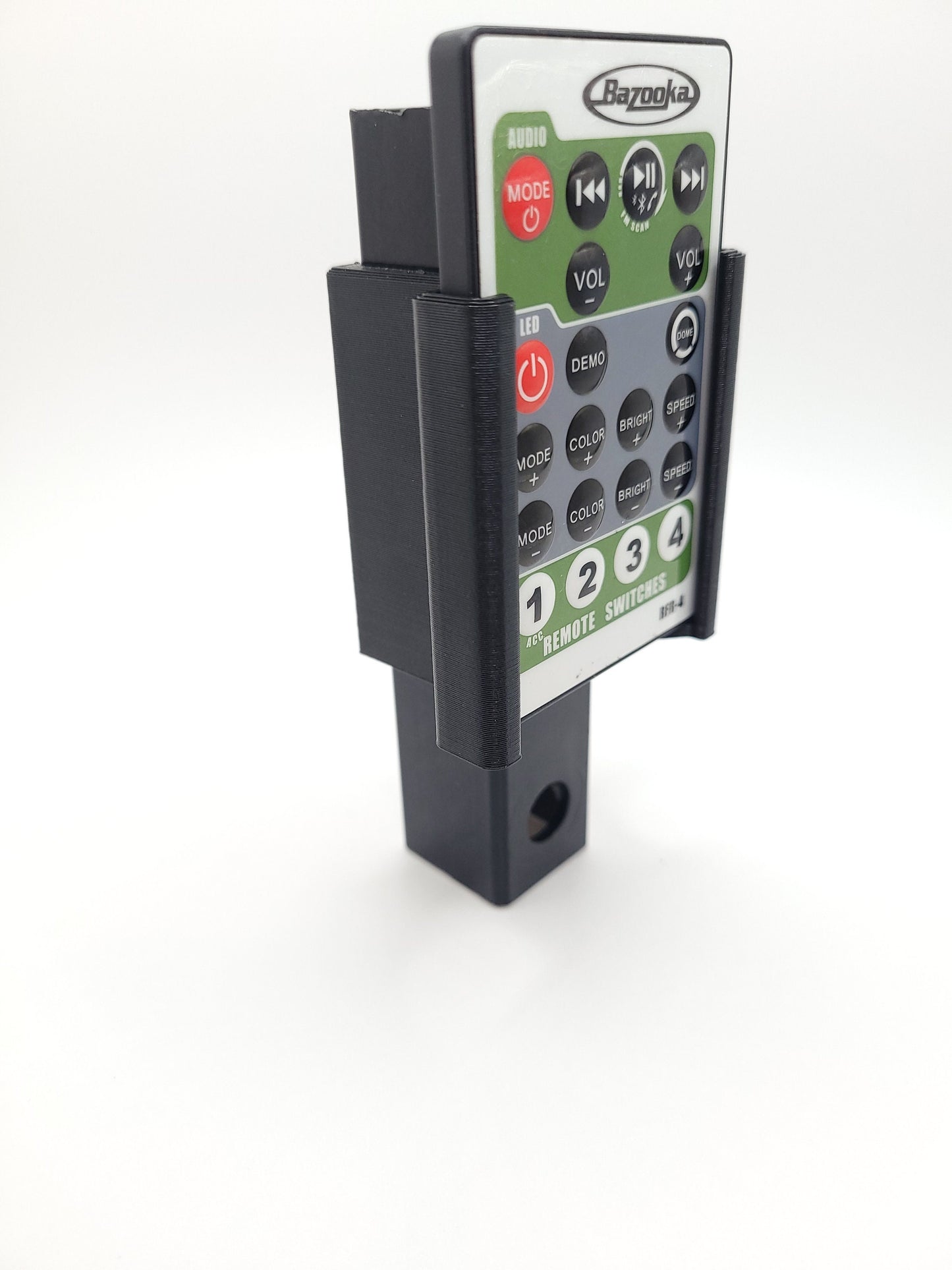 Golf Cart Sound Bar Remote Holder for Ecoxgear Bazooka Audio Square Led Style Remote